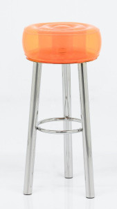 MOJOW Барный стул FLOOFY Оранжевый TAFLCIXLEKO05OC