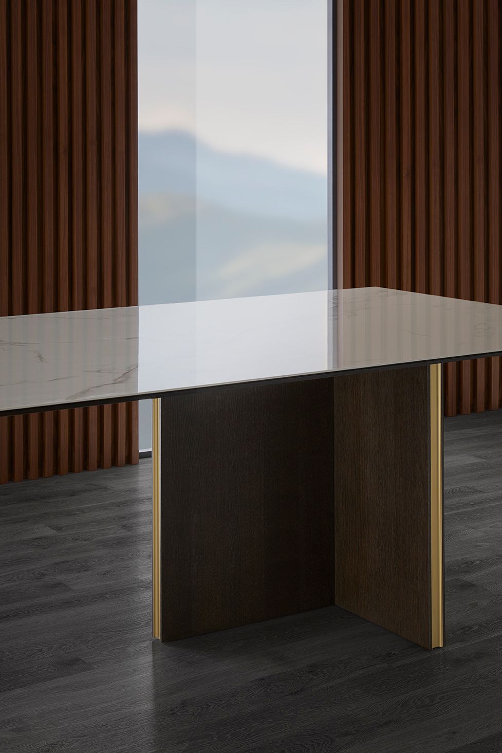 Прямоугольный керамический обеденный стол Punt Stockholm ARCH-00107976 - Вид №7