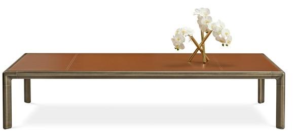 GHIDINI1961 Прямоугольный кожаный журнальный столик Frame sun-id-1488590 - Вид №2