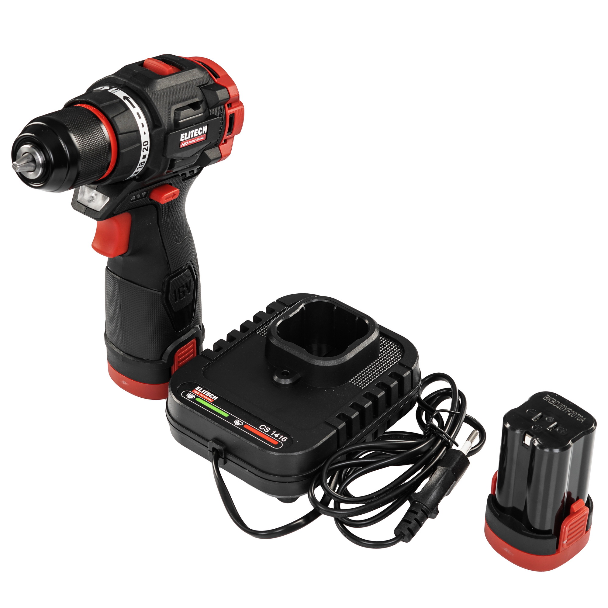 Дрель-шуруповерт ELITECH HD CD 16L2 9130088 STDN-0111667 - Вид №1