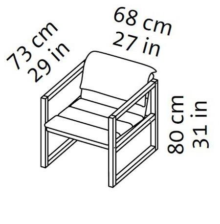 brühl Кресло из ткани с подлокотниками Muskat sun-id-1490141 - Вид №3