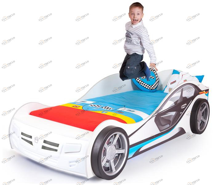 Кровать машина ABC-KING La-Man (160*90) синий 4631147955739