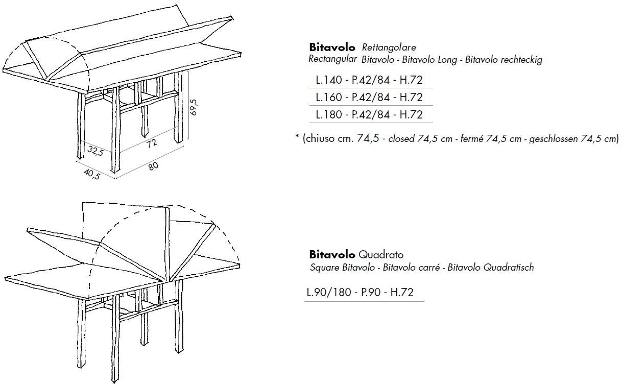 IFT Раздвижной прямоугольный стол из лакированного ясеня sun-id-1409279 - Вид №1