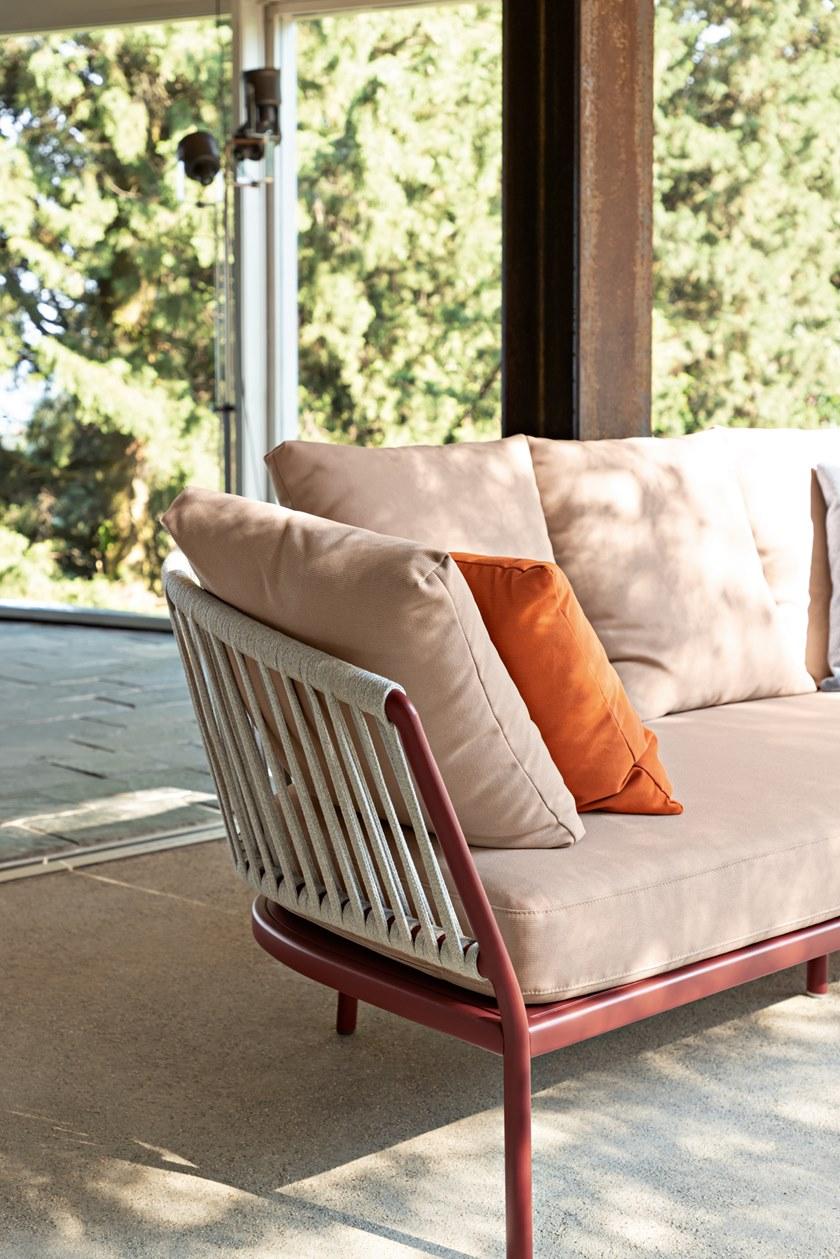 FAST 3-местный садовый диван из алюминия и ткани Ria 7613 - Вид №6