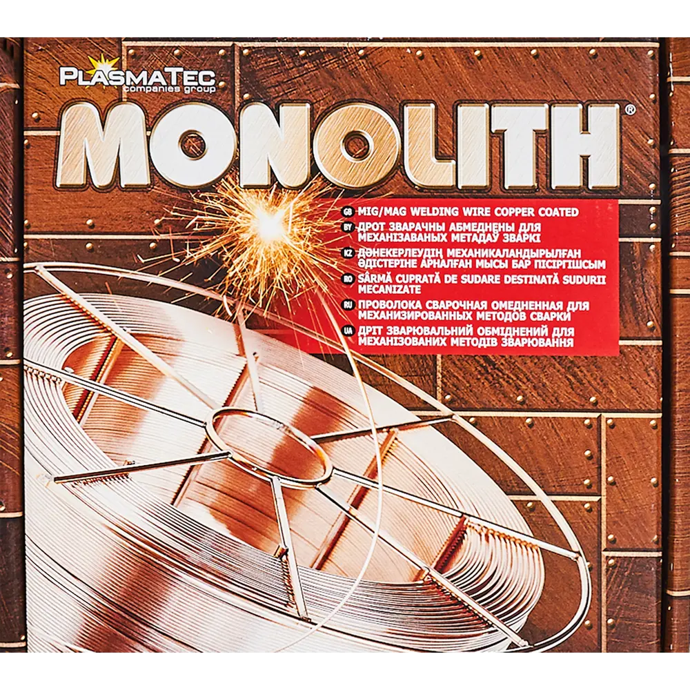 Проволока сварочная омедненная ER70S-6 Mobolith 1 мм 1 кг 84838082 STLM-2021460 Monolith  - Вид №2