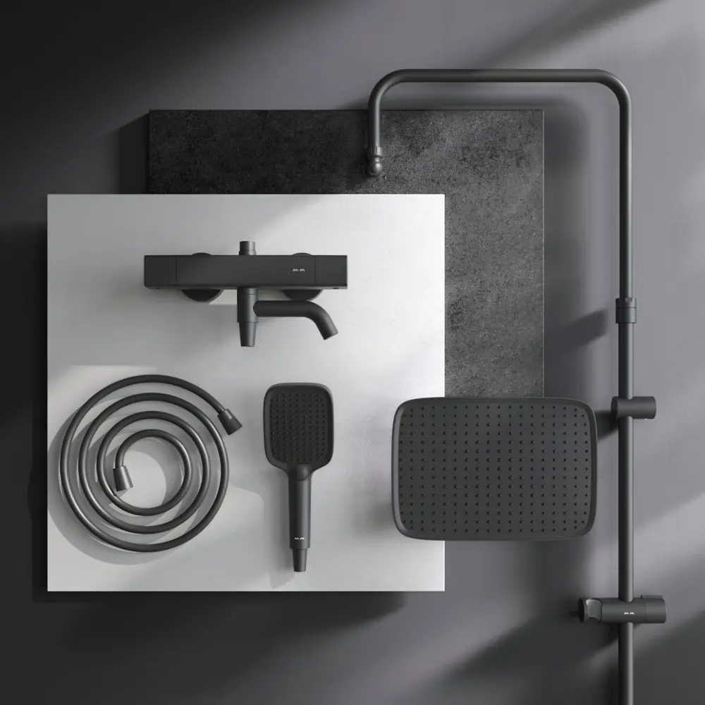 Душевая система AM.PM Flash с термостатом и телескопической штангой 89346526 STLM-1502415 - Вид №8