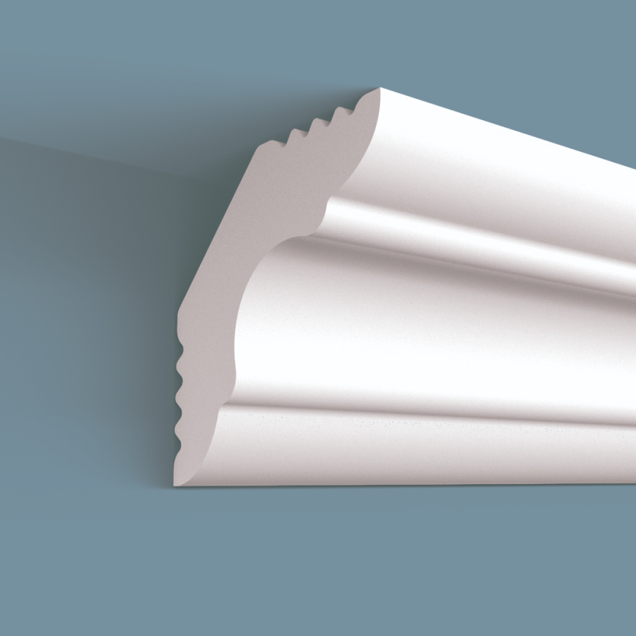 Плинтус потолочный Плинтэкс E 25/25 (186 шт) Е