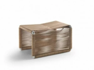 Flexform Низкий стул из кожи Tindari