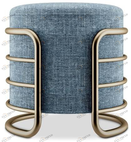 Porustudio Круглый пуф из ткани Eero sun-id-1428869