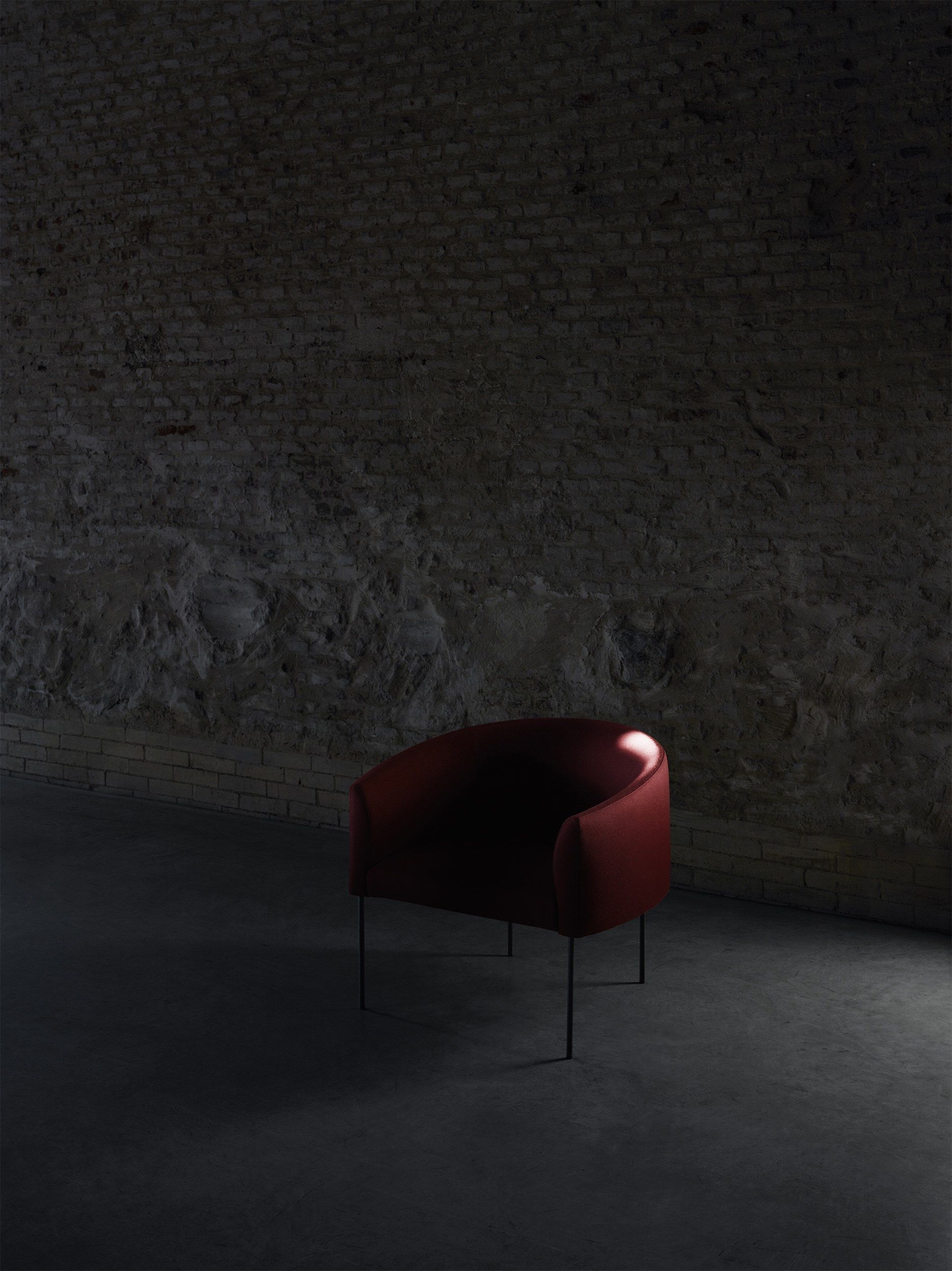 Съемное тканевое кресло с подлокотниками Living Divani эпоха ARCH-00006881 - Вид №1