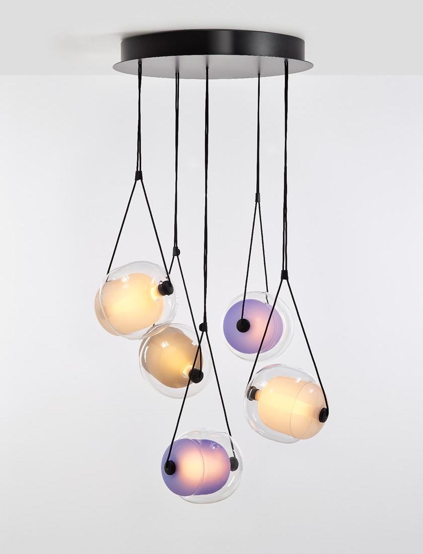 BROKIS Светодиодная подвесная лампа из дутого стекла Capsula Pc966; pc937; pc943 - Вид №20