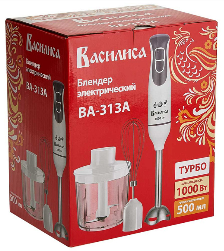 9050515 Блендер погружной Василиса ВА-313A белый STDN-0123514 - Вид №1