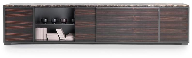 Flexform Комод деревянный с раздвижными дверцами sun-id-1484187 - Вид №1