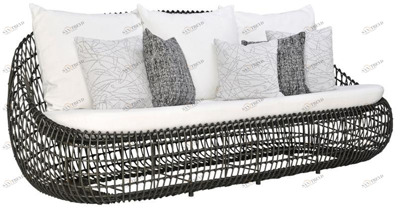 JANUS et Cie Диван из алюминия и 3-х местный janusfiber ™ Vino sun-id-1368509