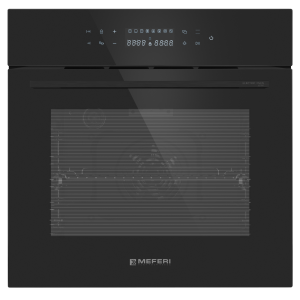 9202550 Электрический духовой шкаф Meferi MEO6010BK MATT ULTRA черный