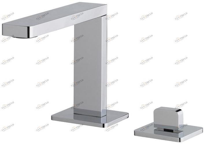 Water Evolution Смеситель для раковины на 2 отверстия из хромированной латуни Itap sun-id-1409815