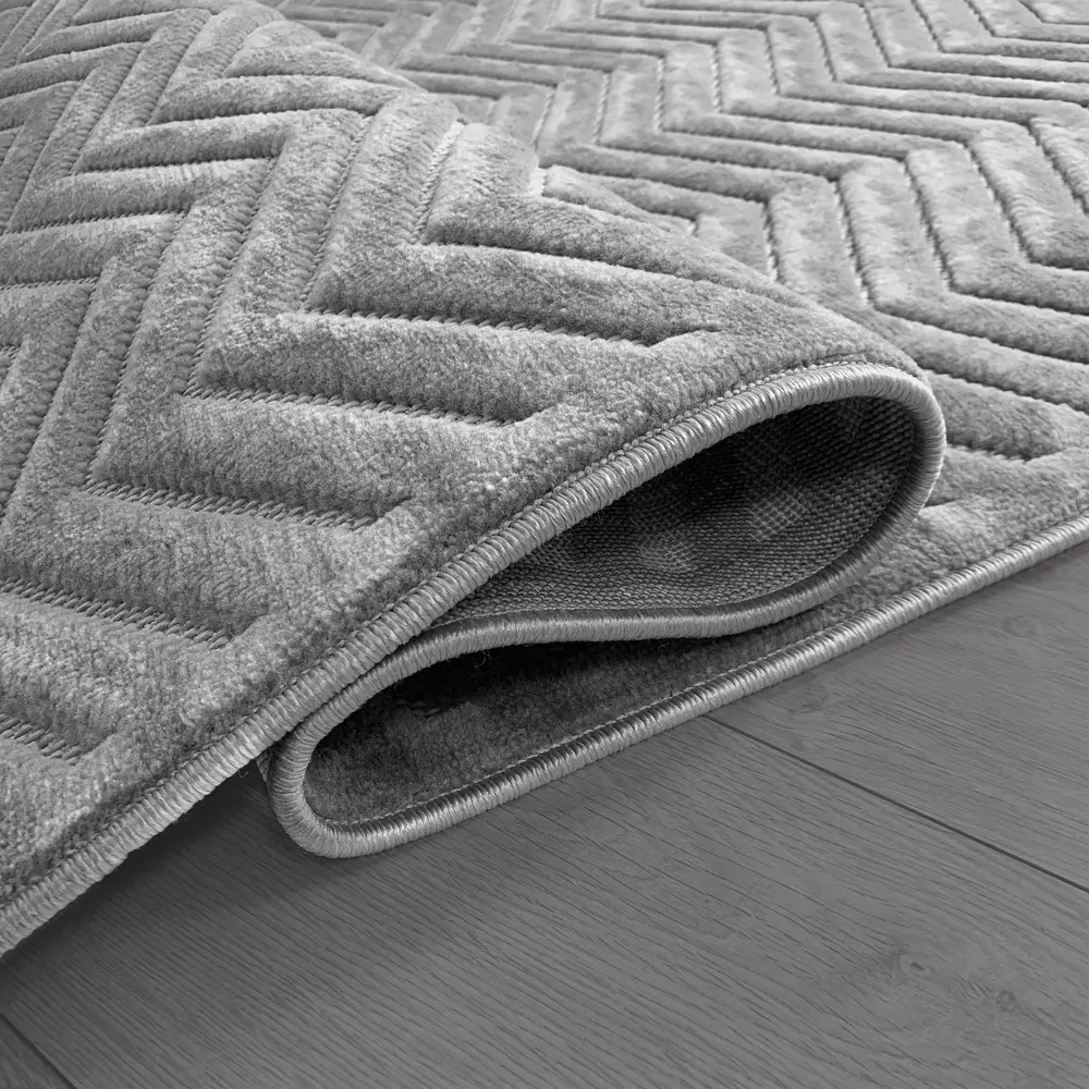 CTIM Ковер «Луна» 160x230 см с рельефным ворсом, серый 89360172 STLM-1033699 - Вид №3