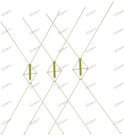 designheure Светодиодный настенный светильник из стали Mozaik Xcross3moz