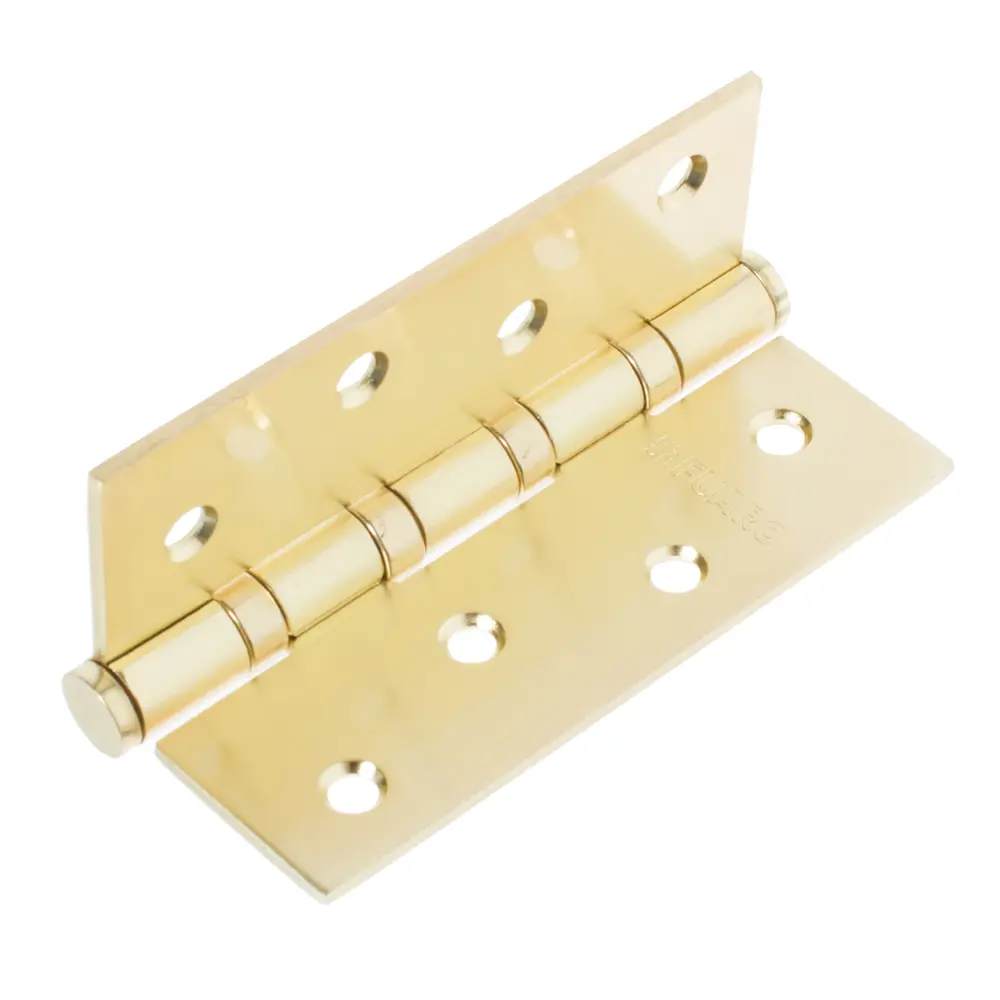 13965178 Петля универсальная Fuaro 4BB 100x75x2.5 мм сталь цвет матовое золото STLM-0004063  - Вид №2