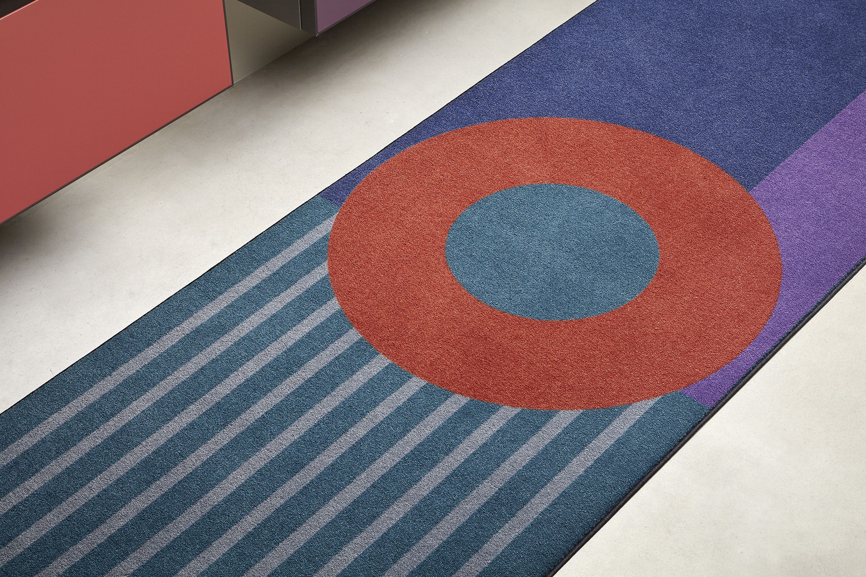 Узорчатый прямоугольный коврик для ванной комнаты Antoniolupi летающая геометрия ARCH-00001662 - Вид №2