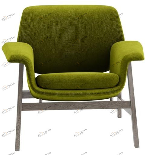 Tacchini Кресло из ткани с подлокотниками Agnese sun-id-1447940