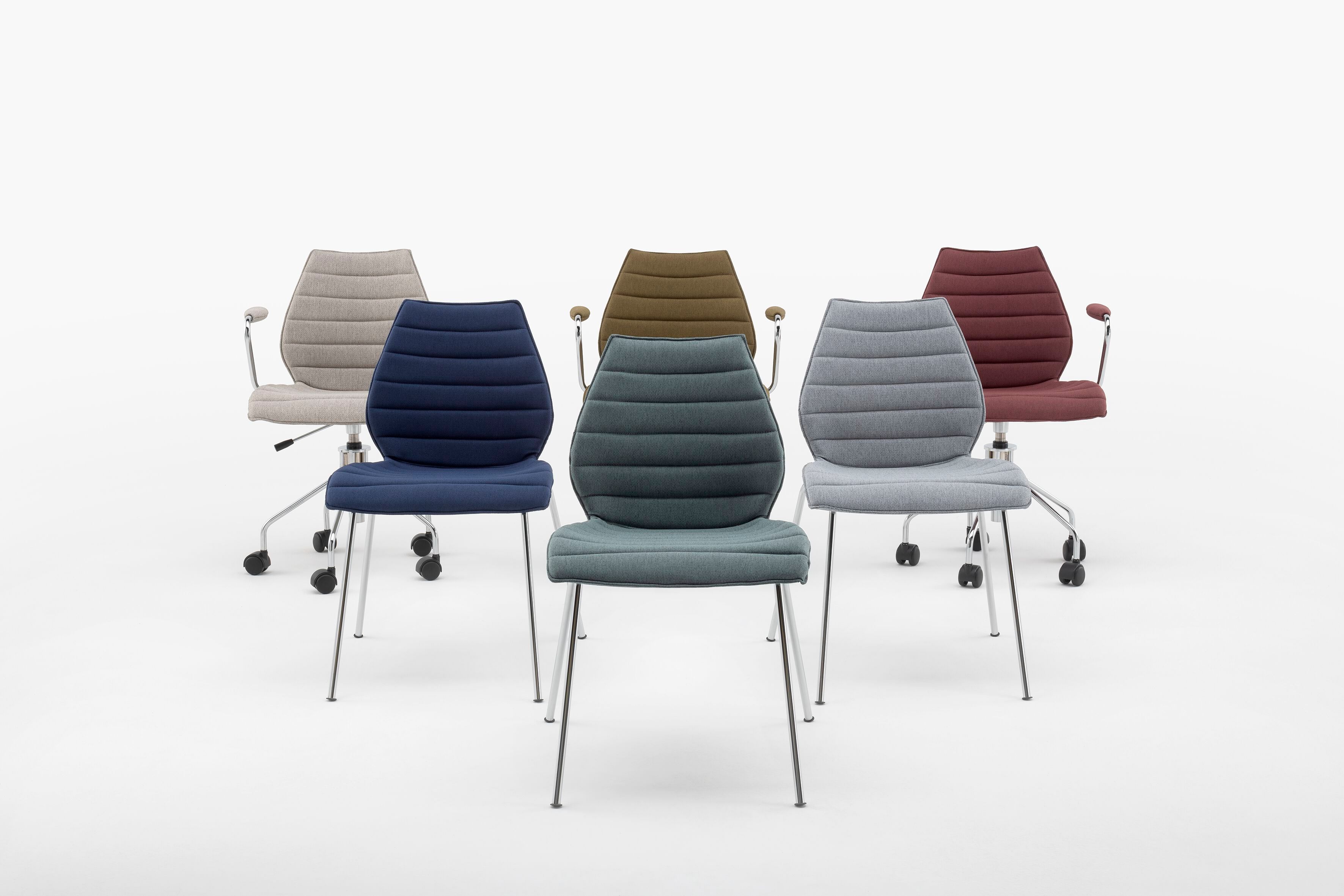 Поворотный операционный стул из Trevira® CS с подлокотниками Kartell MAUI SOFT ARCH-00151571 - Вид №3