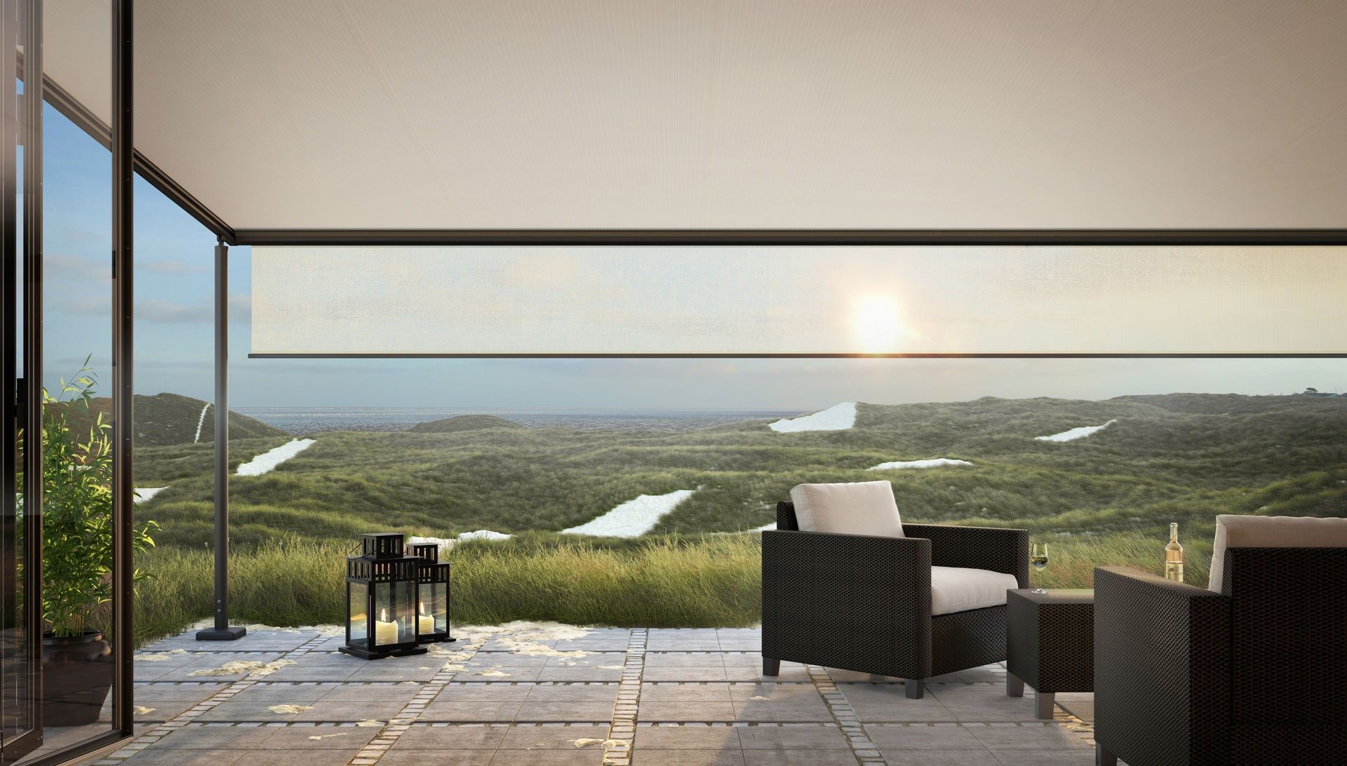 Моторизованный тент с боковыми направляющими markilux MARKILUX PERGOLA CLASSIC ARCH-00131538 - Вид №4