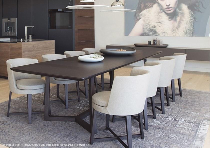 Flexform Прямоугольный стол из массива дерева Jiff sun-id-1429405 - Вид №1