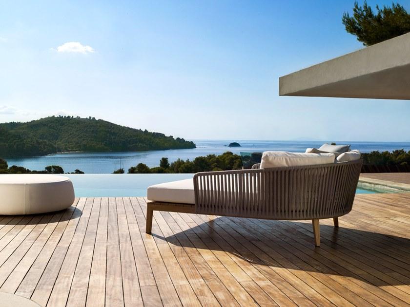 TRIBÙ Садовая кровать из тика Mood 06249/06250 - Вид №3