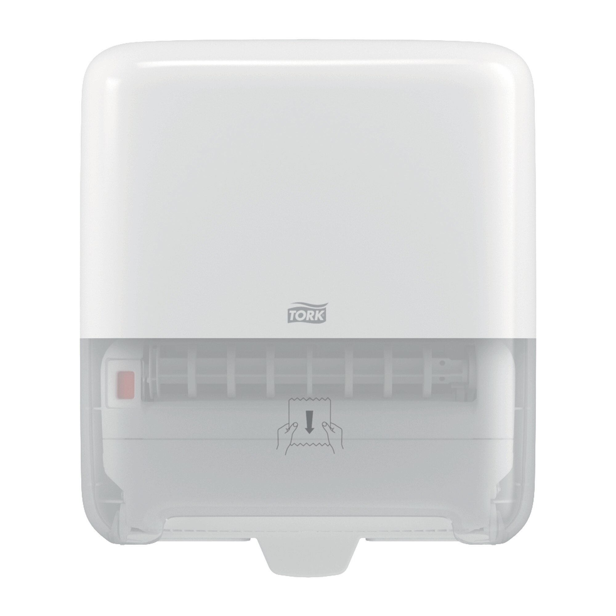 55100039 Диспенсер для рулонных полотенец Matic®, белый Tork  - Вид №2