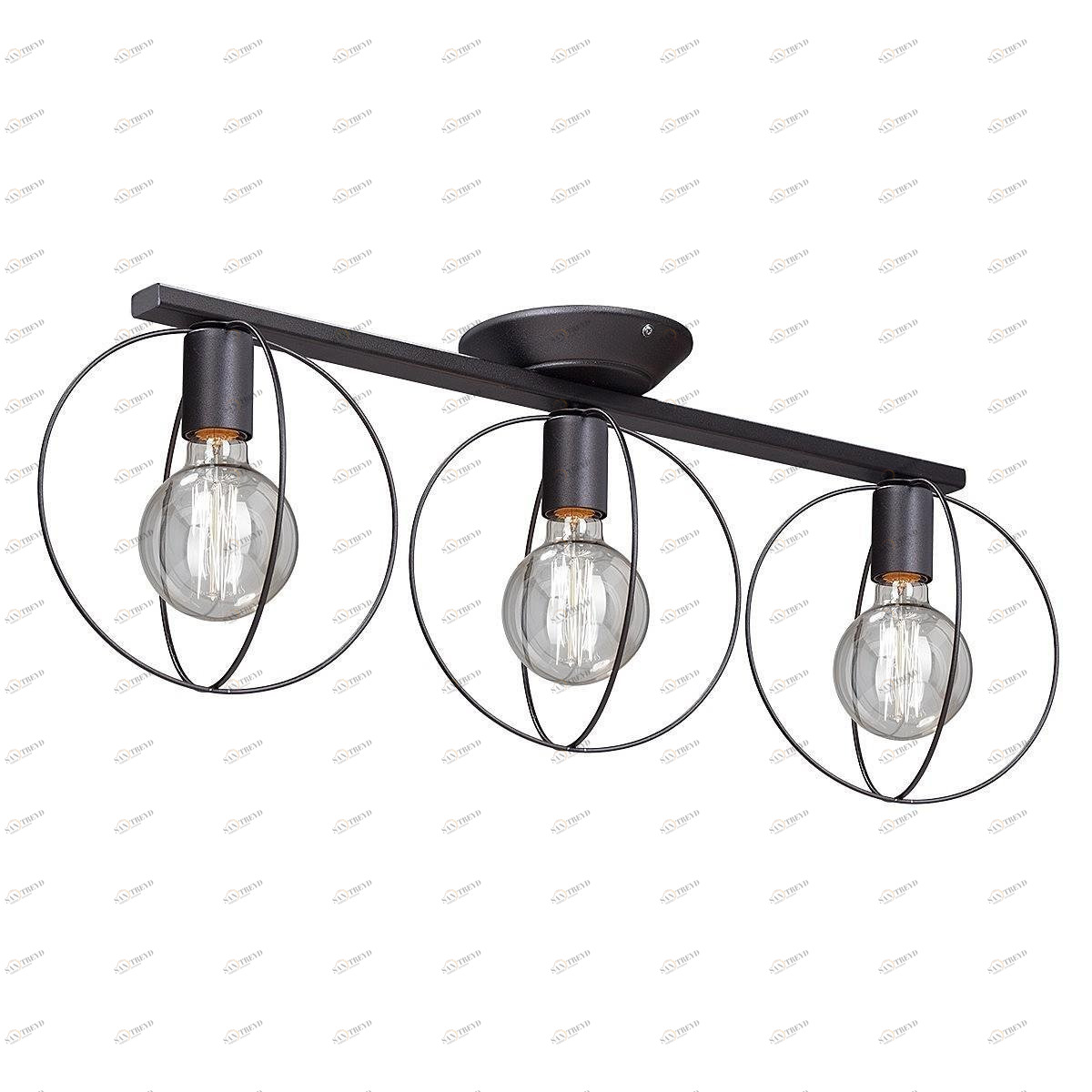 Потолочная люстра Vitaluce V4328-1/3PL VITALUCE ДИЗАЙНЕРСКИЕ 194245 Черный 