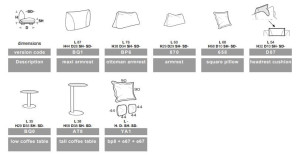 Тканевый диван с полуостровом