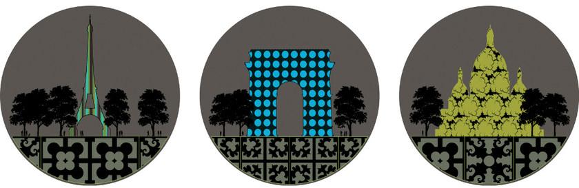 CONCEPTUWALL Декор из клейкой ткани Paris sun-id-1405311 - Вид №1