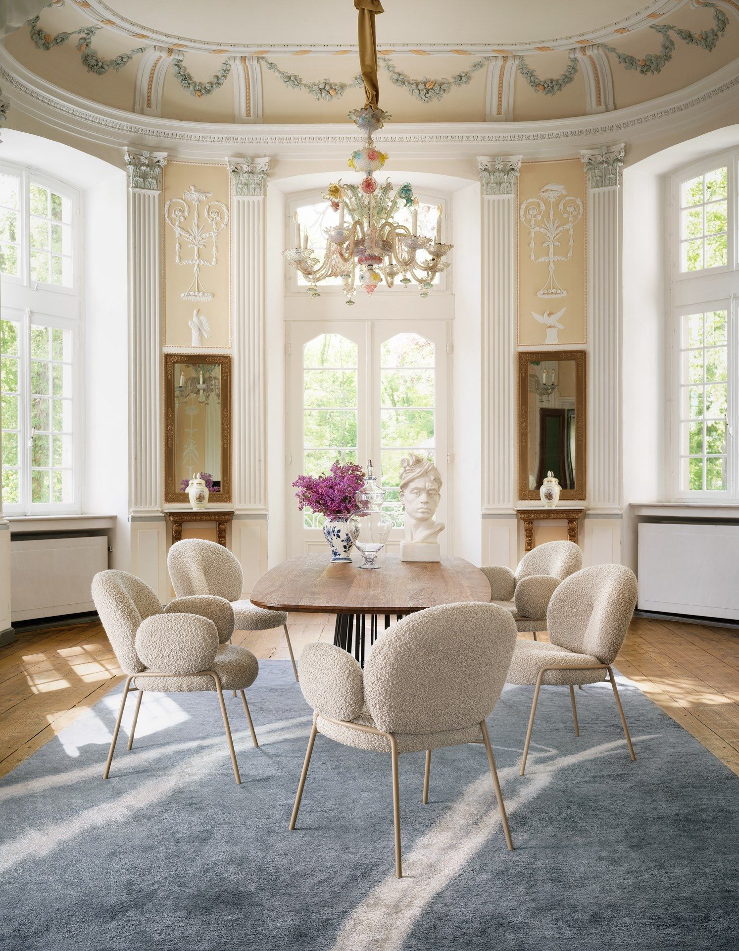 Мягкий стул из ткани Freifrau Nana ARCH-00077530 - Вид №4