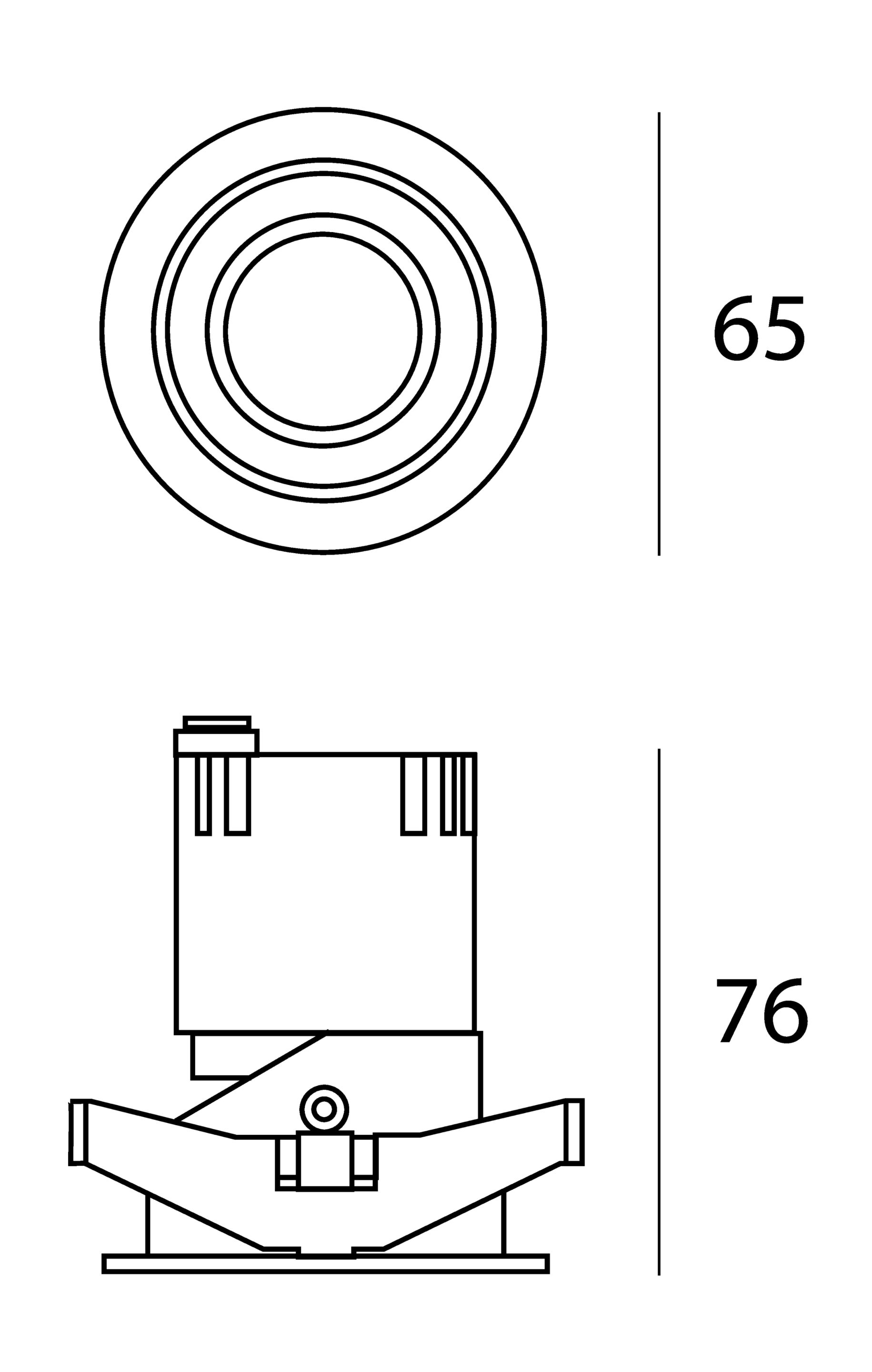 Алюминиевый утопленный круглый светодиодный прожектор Lucifero's Best ARCH-00142054 - Вид №12
