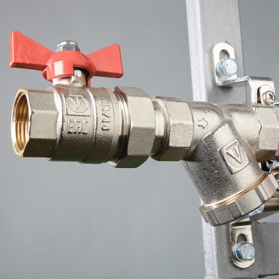 VT.GPM.06S04.L8 Узел этажный для поквартирного учета тепловой энергии Valtec 1", 8 вых., ввод слева  - Вид №7