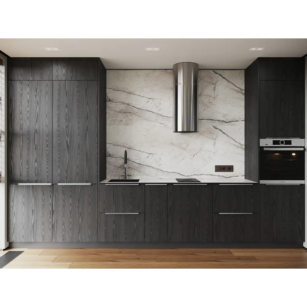 Фальшпанель KONSENSA Канск черная для кухонных шкафов 10×77 см 89423394 STLM-1581991 - Вид №16