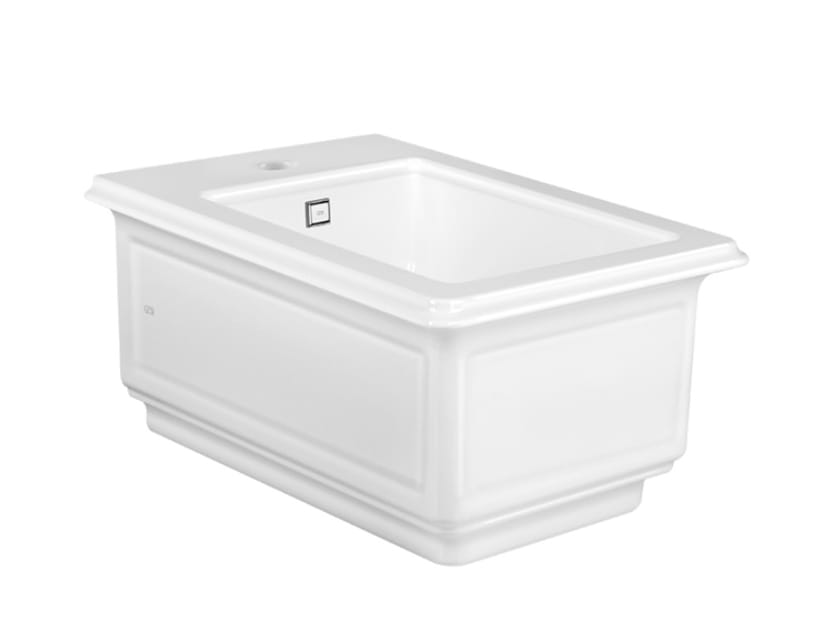 Керамическое подвесное биде с переливом Gessi элегантность ARCH-00056204