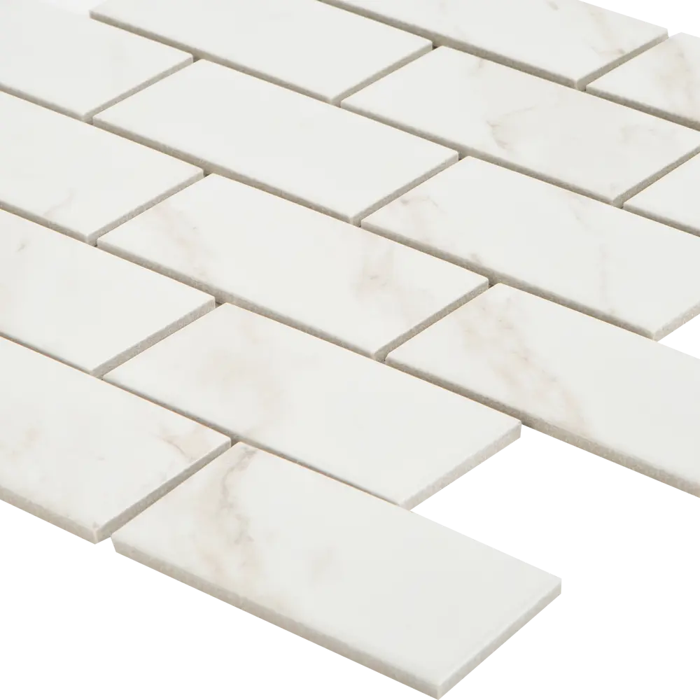 Мозаика фарфоровая Artens Remix 29.6x29.1 см цвет белый серый 82661995 STLM-2019502 Marble - Вид №2