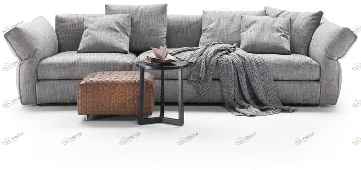 Flexform 3-х местный модульный диван из ткани Newbridge sun-id-1352857