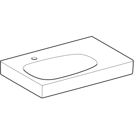 500.549.01.1 Раковина Geberit Citterio с полкой Geberit  - Вид №1