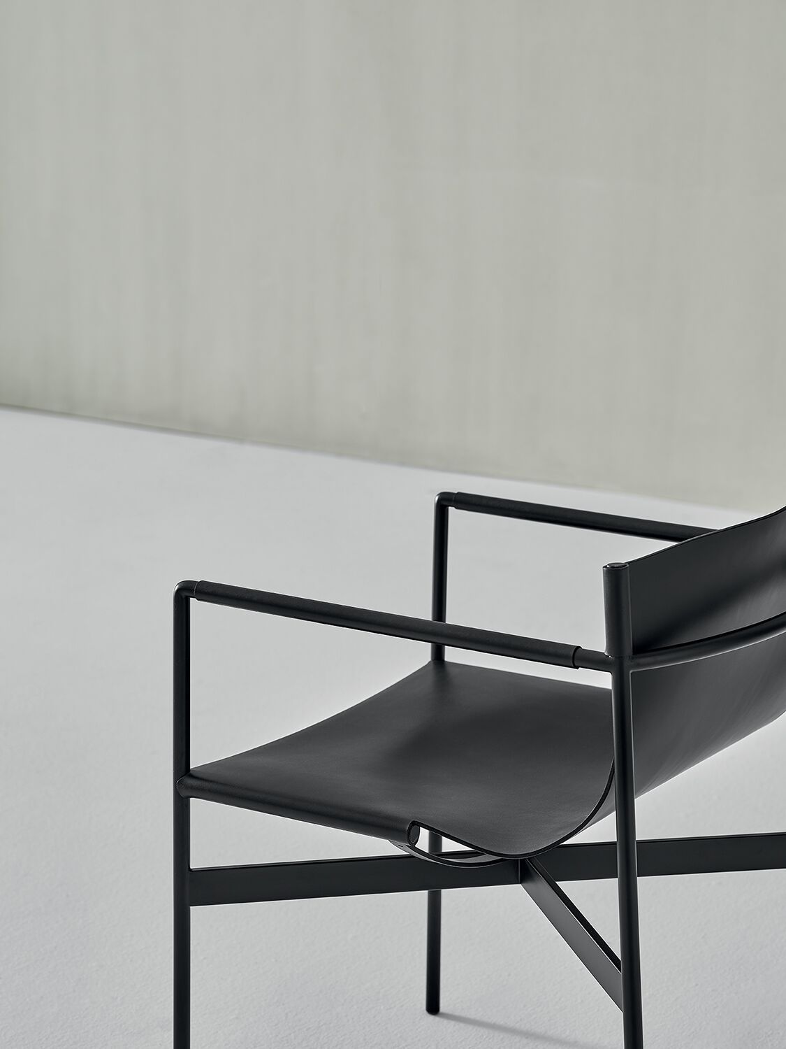 Кожаный и стальной стул с подлокотниками Bontempi Casa LUCREZIA ARCH-00069384 - Вид №5