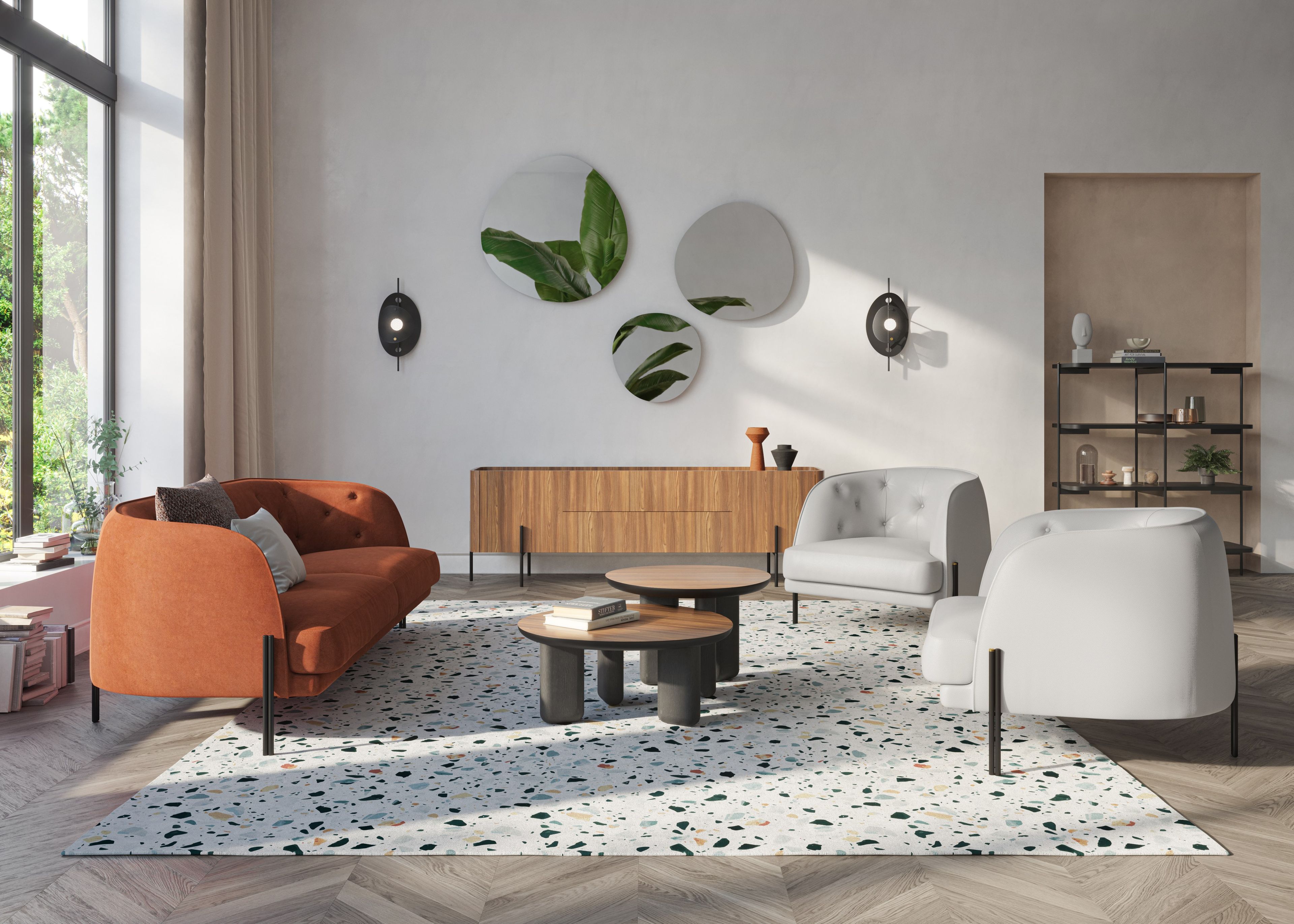 3-местный капитонный диван Liu Jo Living Collection CAILLOU ARCH-00047165 - Вид №7