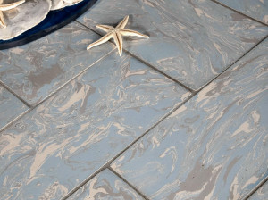 Терракотовый пол