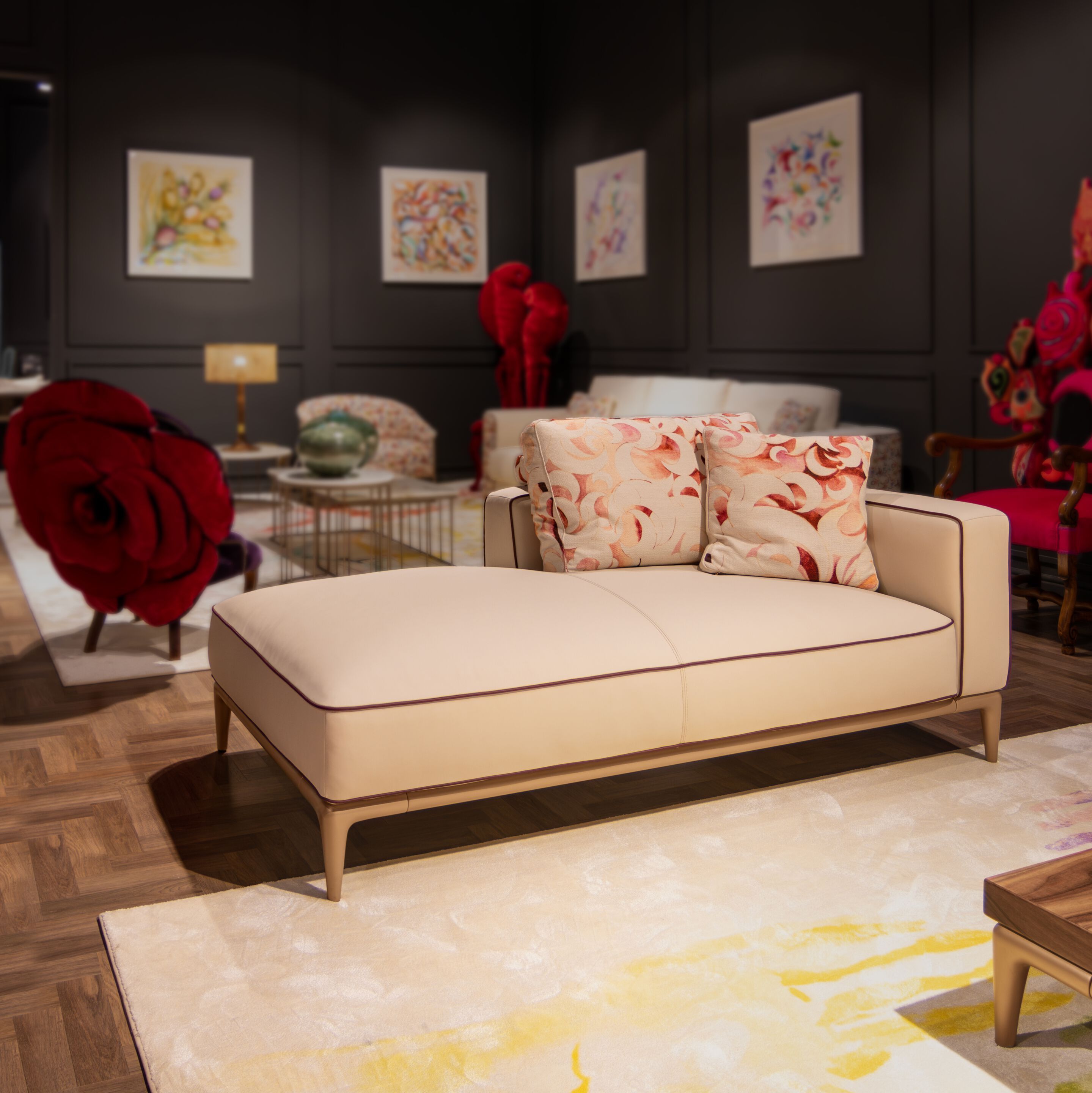 Dormeuse мягкая кожа Formitalia Moon ARCH-00042143 - Вид №1