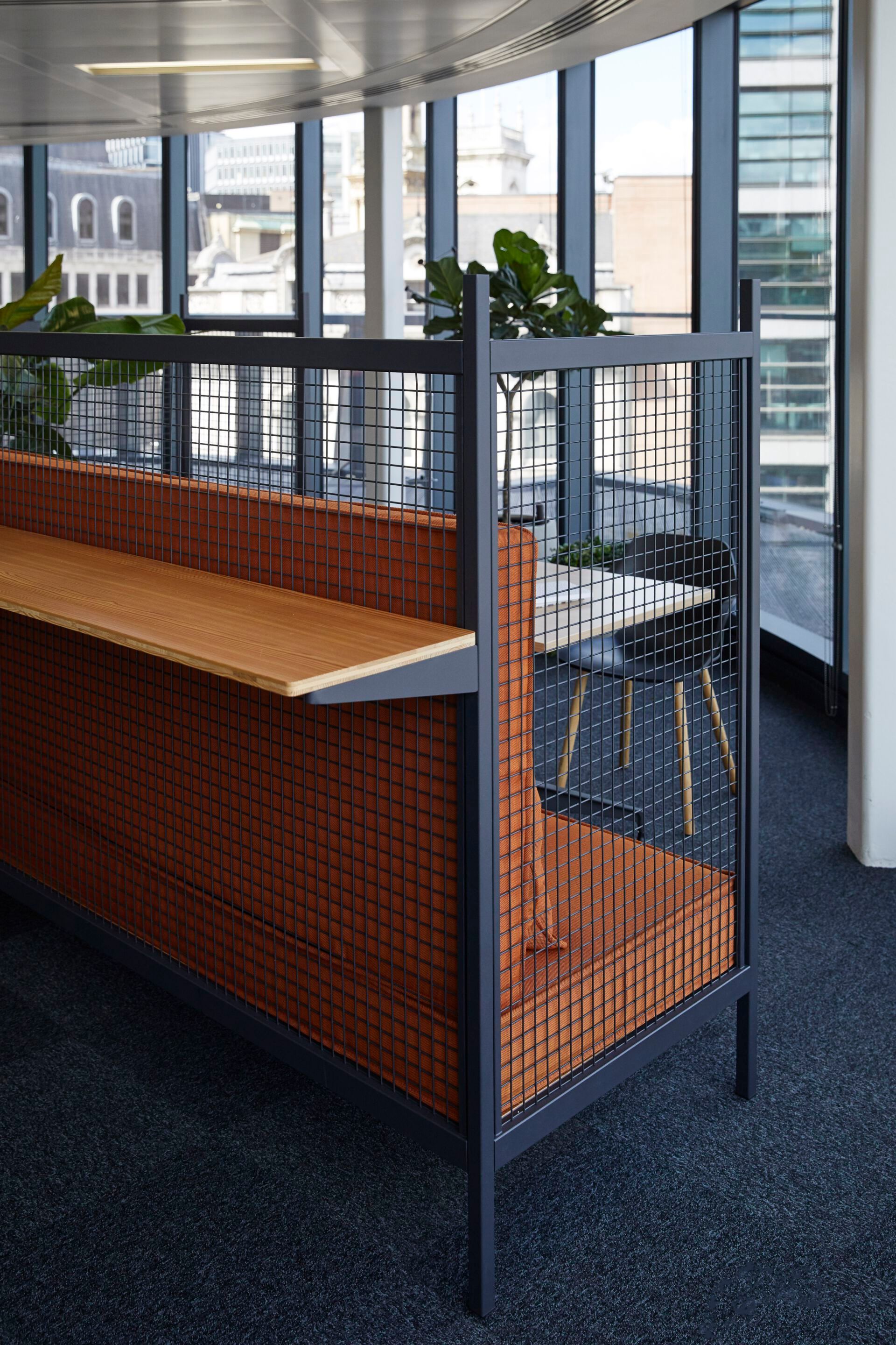 Двусторонний линейный диван с высокой спинкой Established&Sons сетка ARCH-00031066 - Вид №8