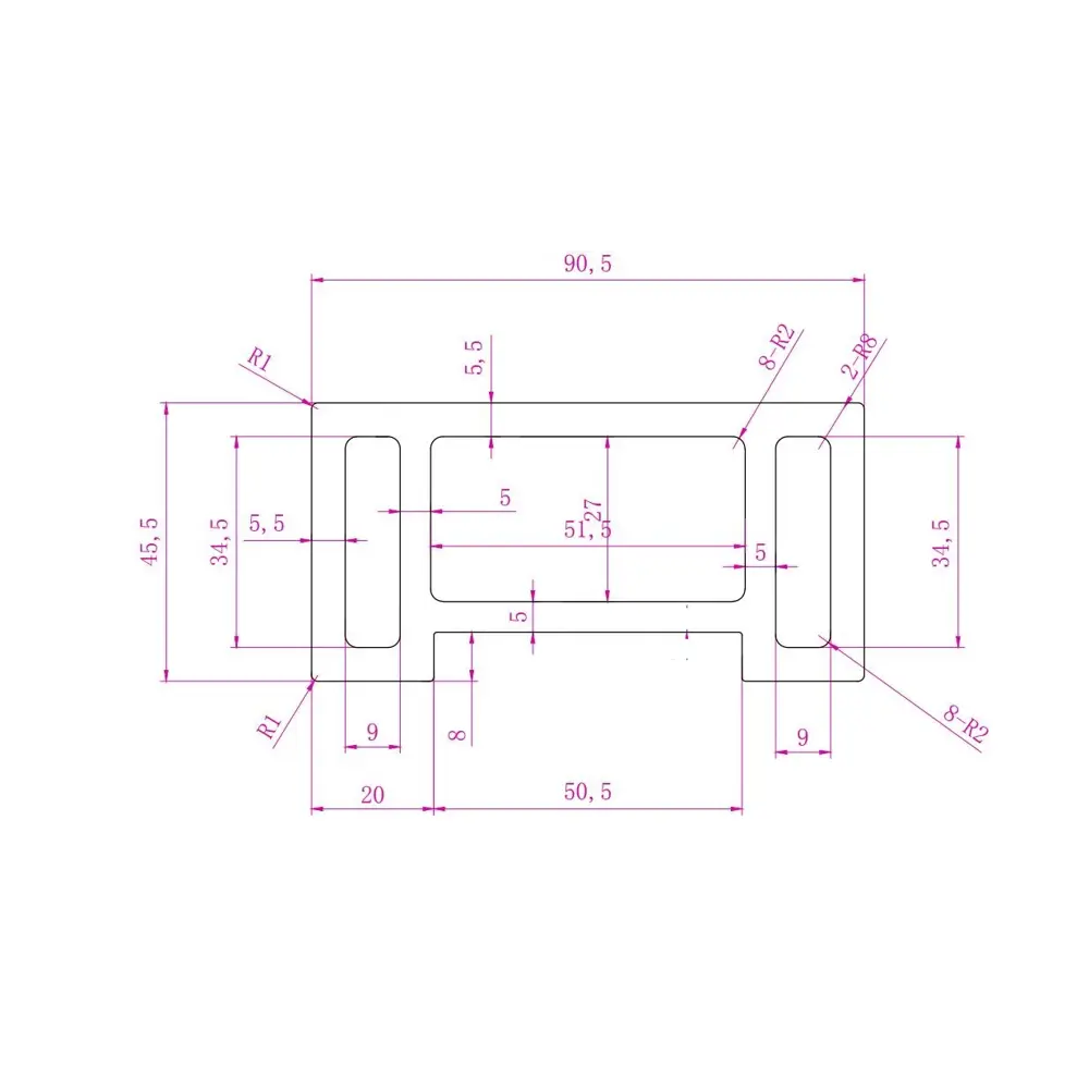 Профиль перил ДПК СМ Decking цвет мербау 45x90x3000 мм 84910046 STLM-2174929 CM  - Вид №2