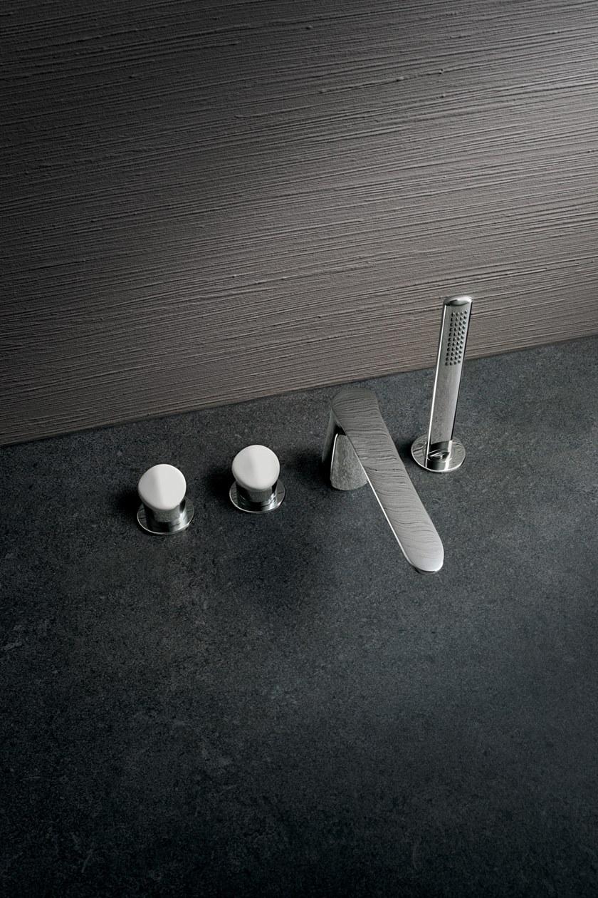 Fir Italia Комплект для ванны с ручным душем на 4 отверстия Synergy stone 95 9531404 - Вид №1