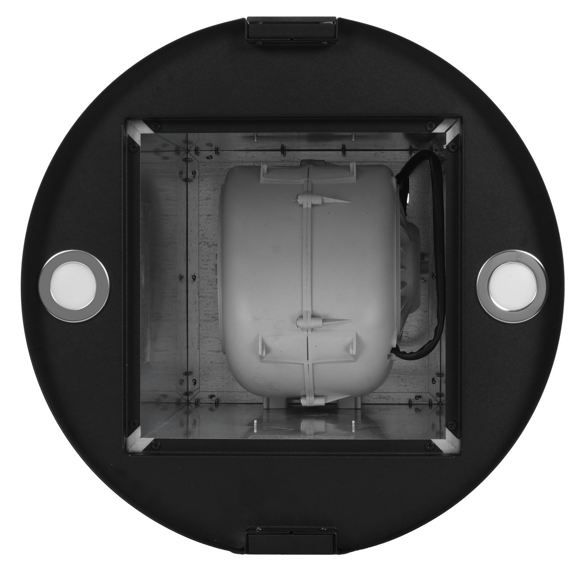 9270631 Вытяжка островная Meferi TUBE40BK ISLA COMFORT PLUS черный/черный STDN-0039696 - Вид №6