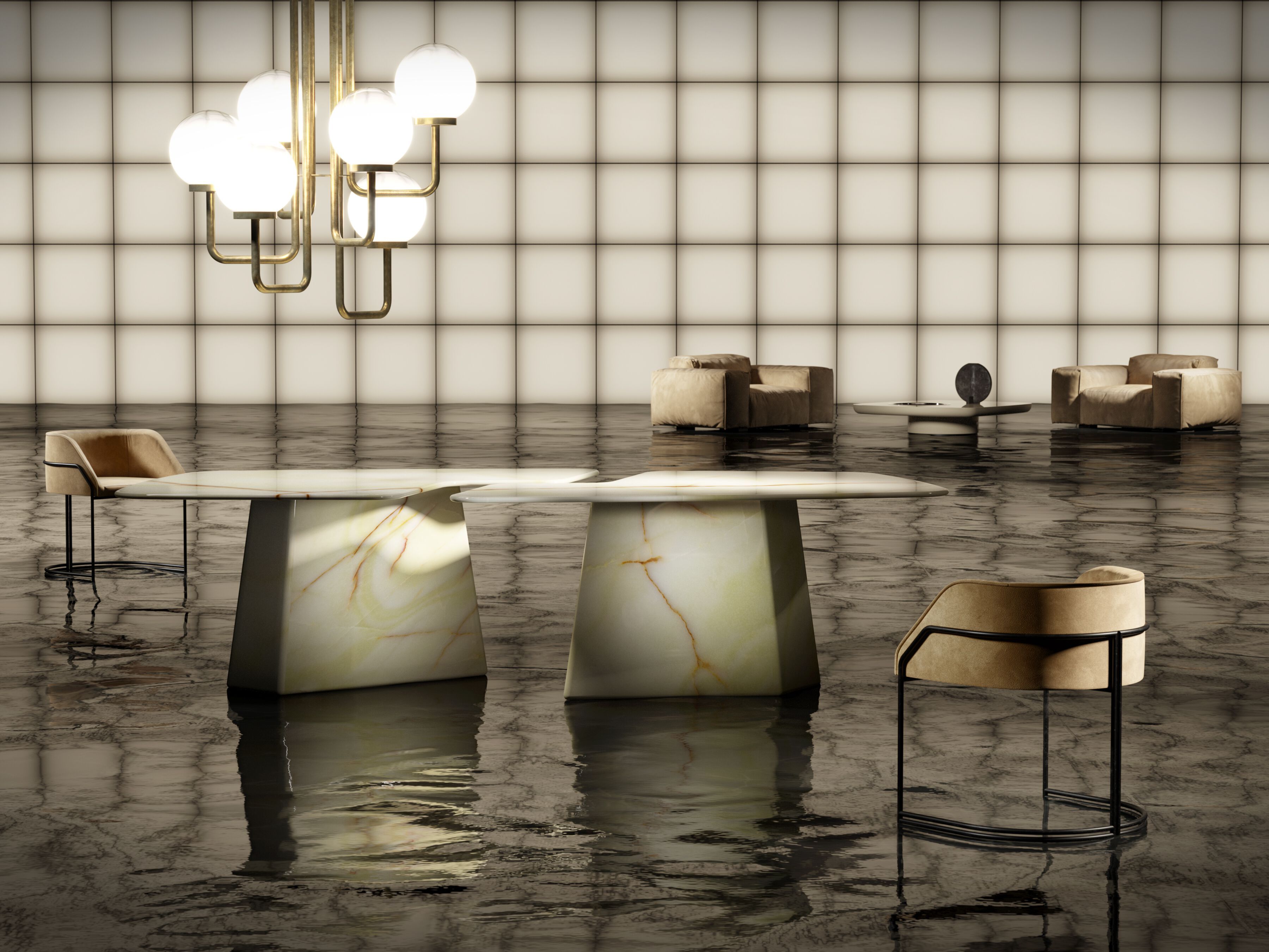 Кожаное кресло с подлокотниками GIOPAGANI RENCONTRE MOI ARCH-00062032 - Вид №1